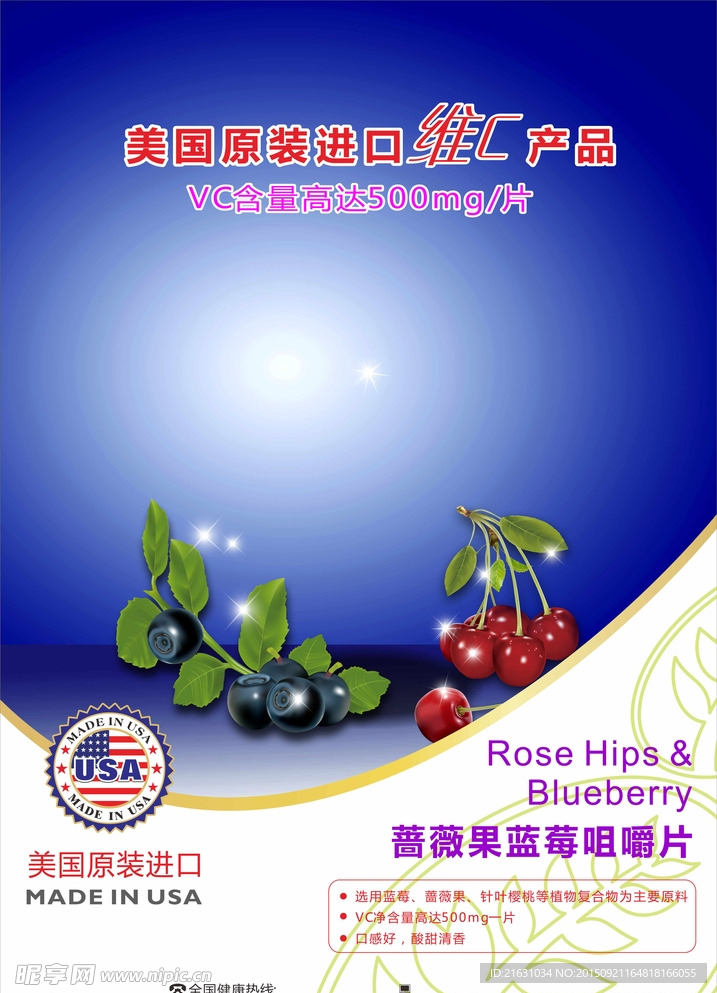 蓝莓海报