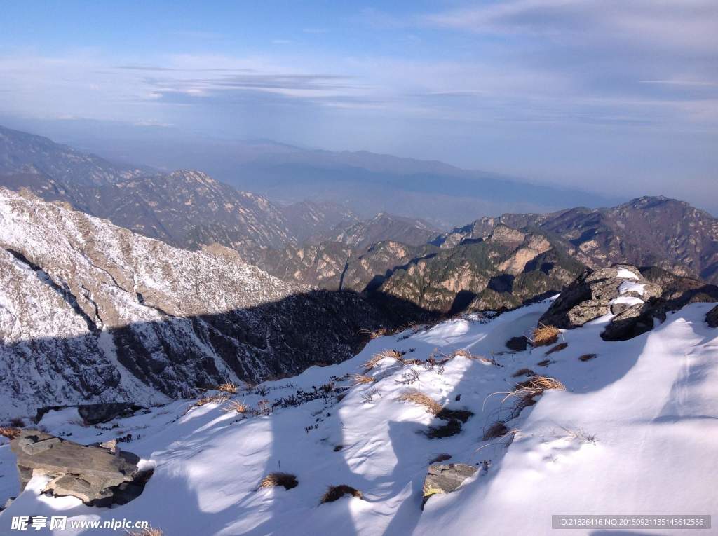 太白山 雪景