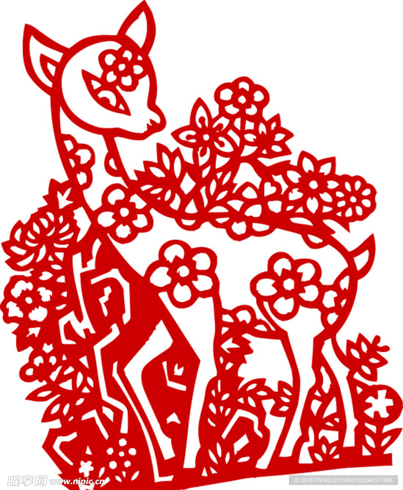 古典剪纸图案
