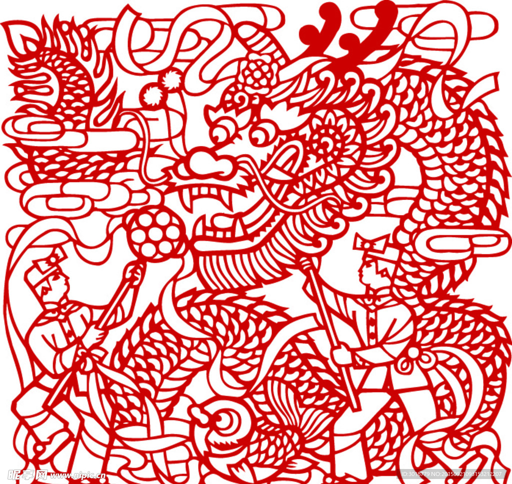 古典剪纸图案