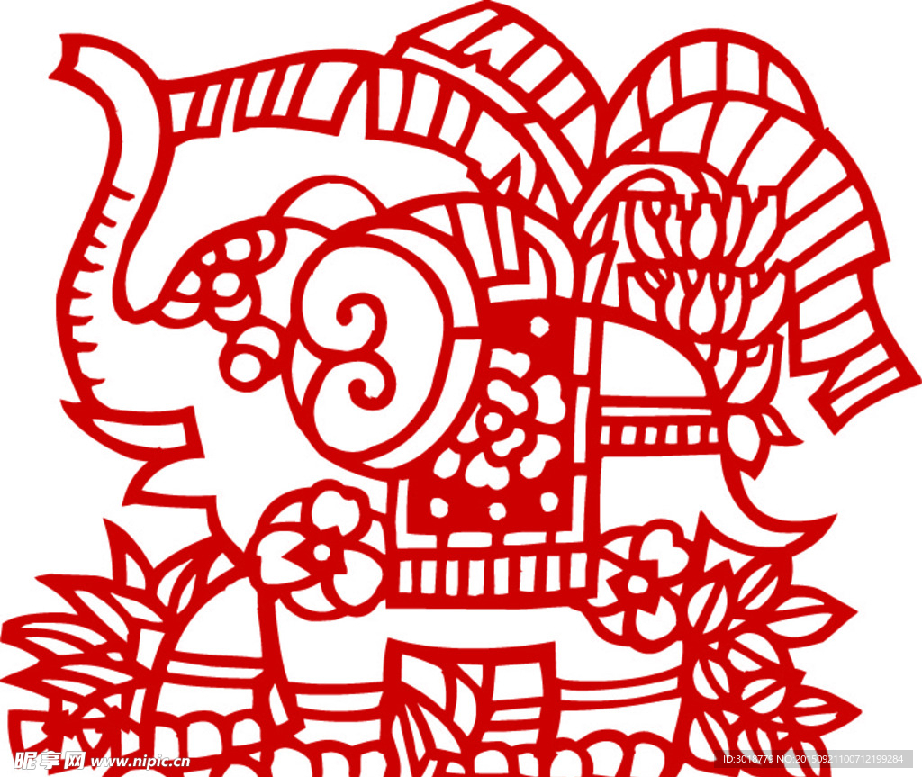 古典剪纸图案