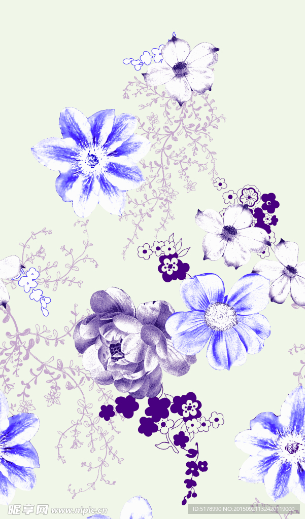 抽相花朵