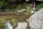 云台山潭瀑峡唐王试剑石