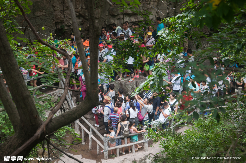 旅游景区人流