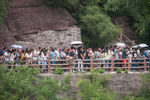 云台山旅游景区众多人流