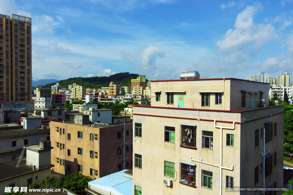 城市山水 楼群建筑