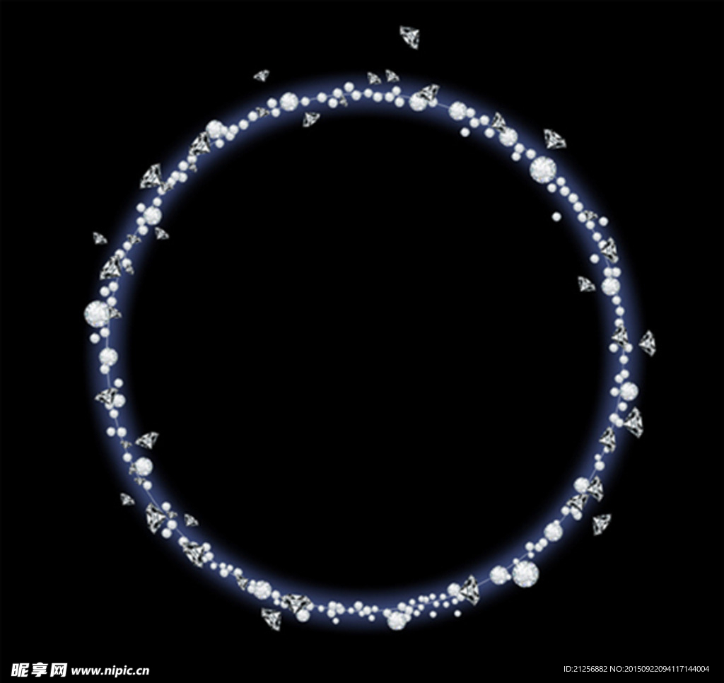 钻石 光 星星 亮  圆形
