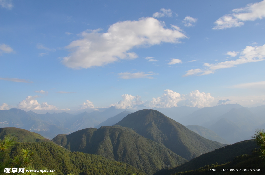 轿顶山风光