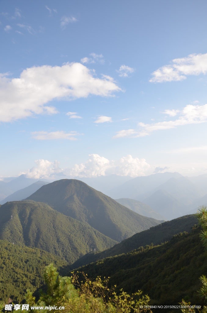 轿顶山风光