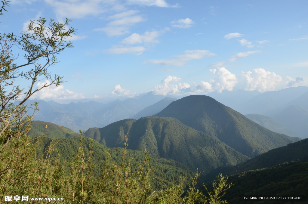 轿顶山风光
