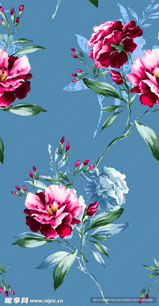 红色花朵