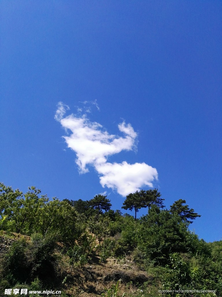 蓝天白云