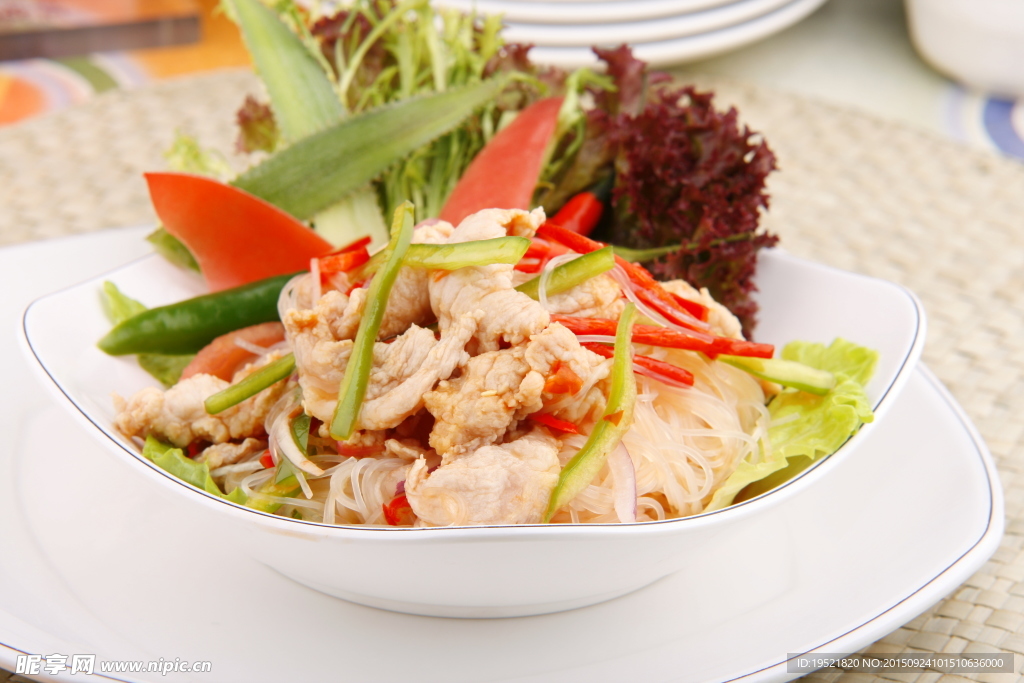 泰式粉丝猪肉沙律