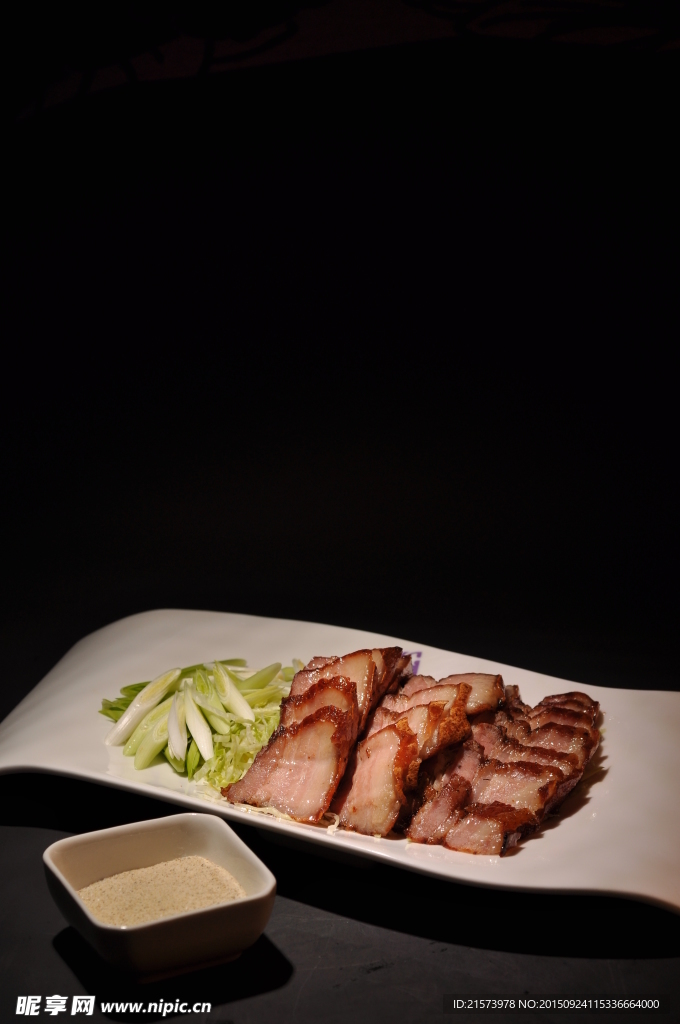 烧烤咸猪肉