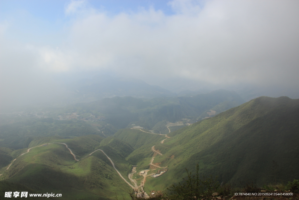 轿顶山风光