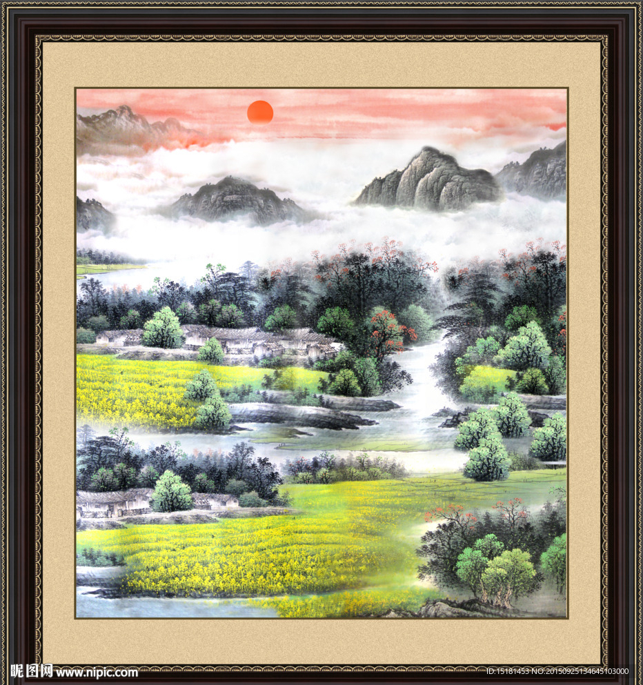 山水国画