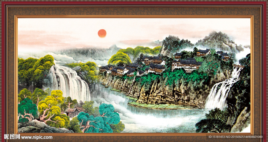 山水国画