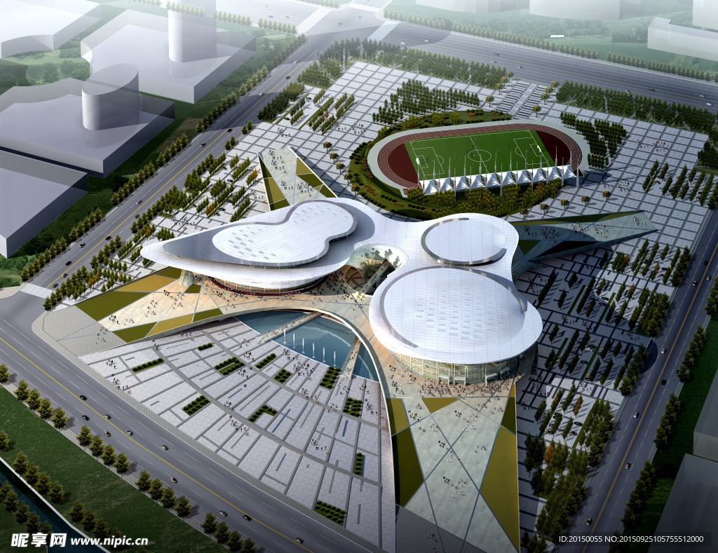 3D建筑效果图