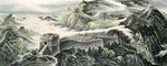 国画《长城》