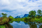 会仙湿地山水风景