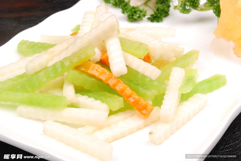 莴笋炒山药