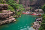 云台山红石峡山水风景