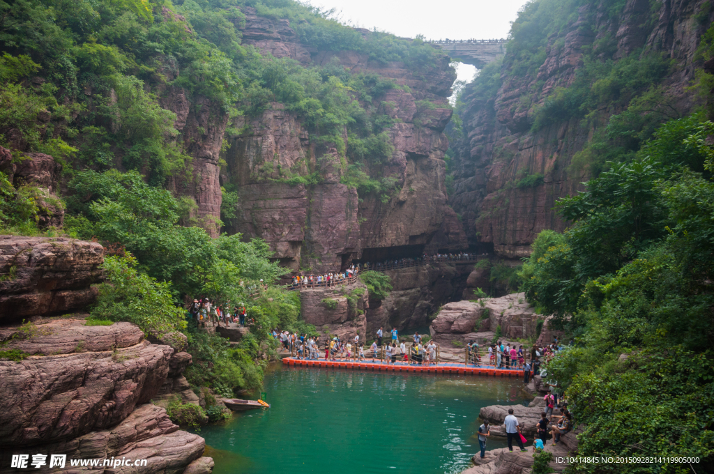 云台山红石峡风景