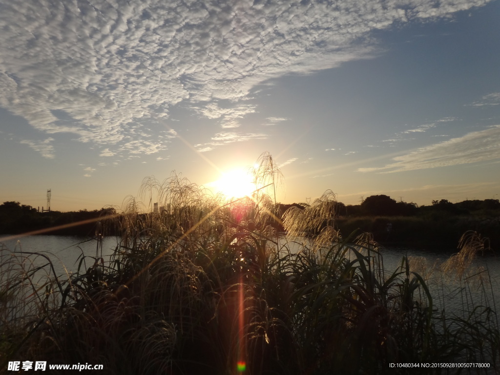 乡间夕照