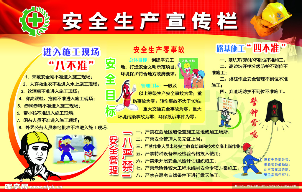 安全生产宣传栏