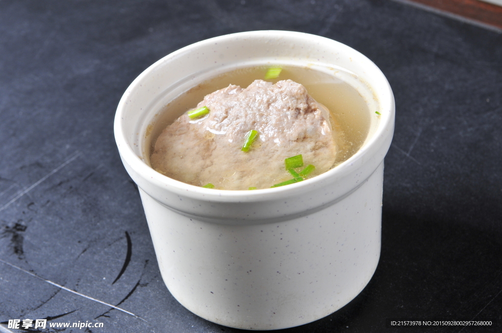 原汁肉饼汤
