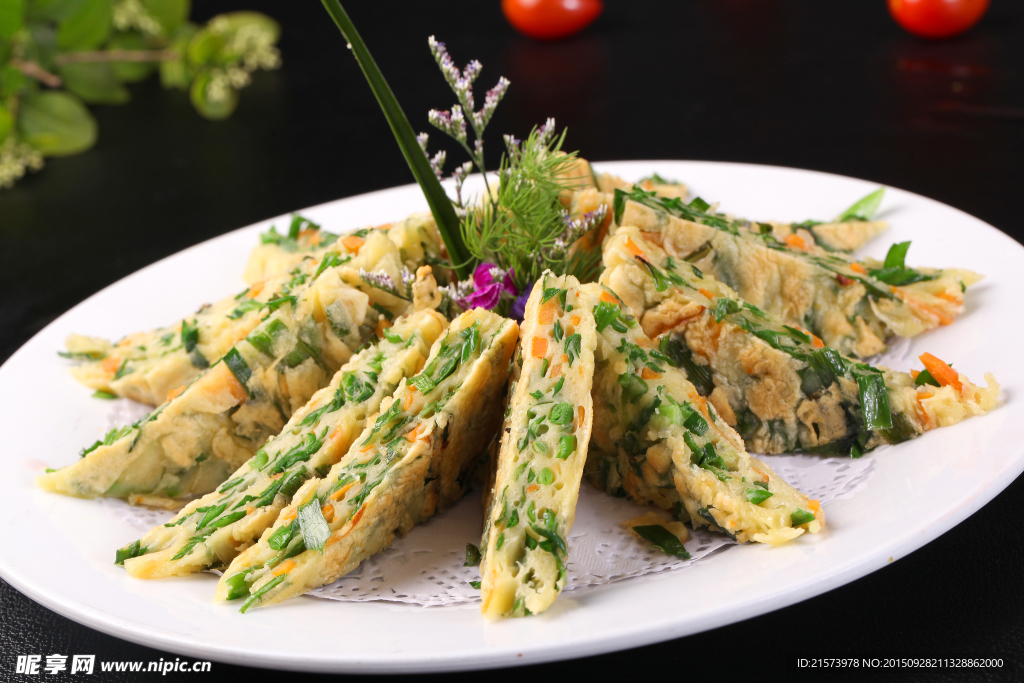 香煎素菜饼
