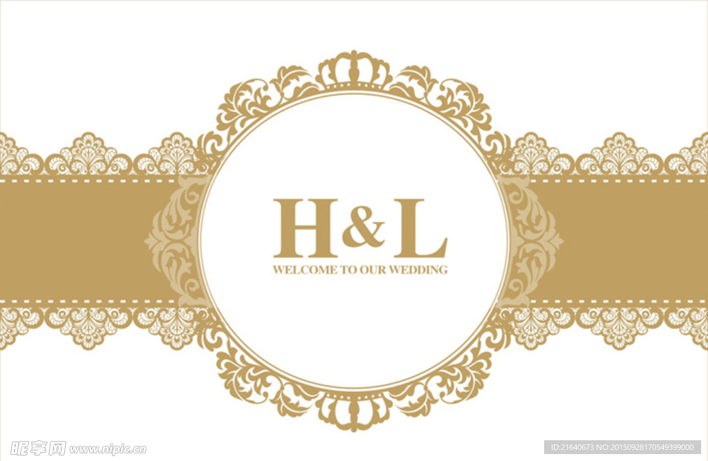 婚礼背景 LOGO