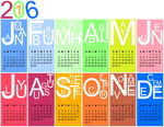 2016年日历