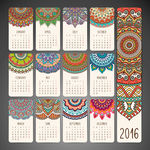 2016年日历