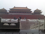 雨中的皇宫