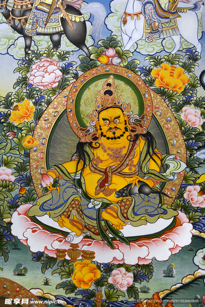 藏传佛教五财神图片