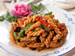 麻花回锅鱼