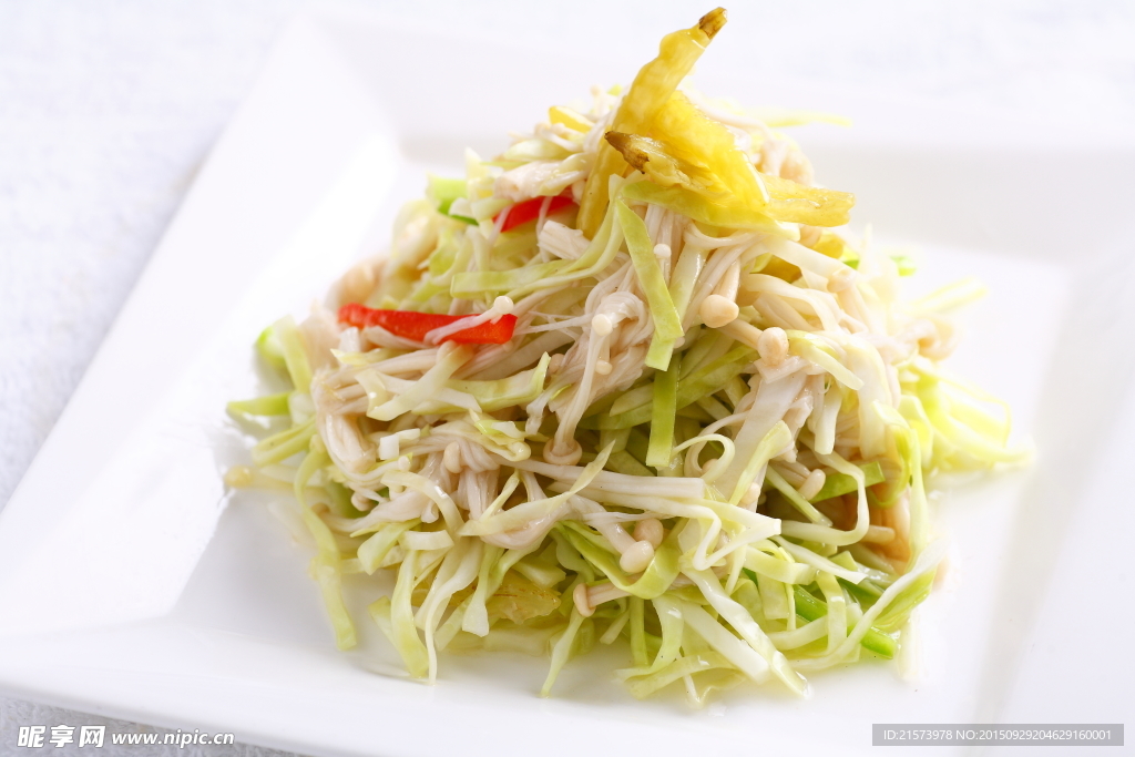 酸泡菜金针菇