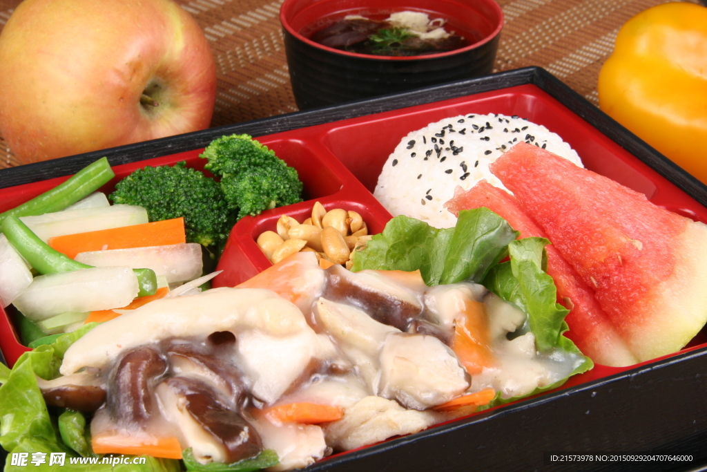 鲜菇鸡柳套餐