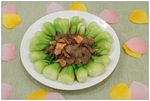 苔蘑扒菜胆