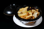 鲜竹野菌翅裙煲腐竹野山菌