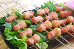 五花肉卷金针菇