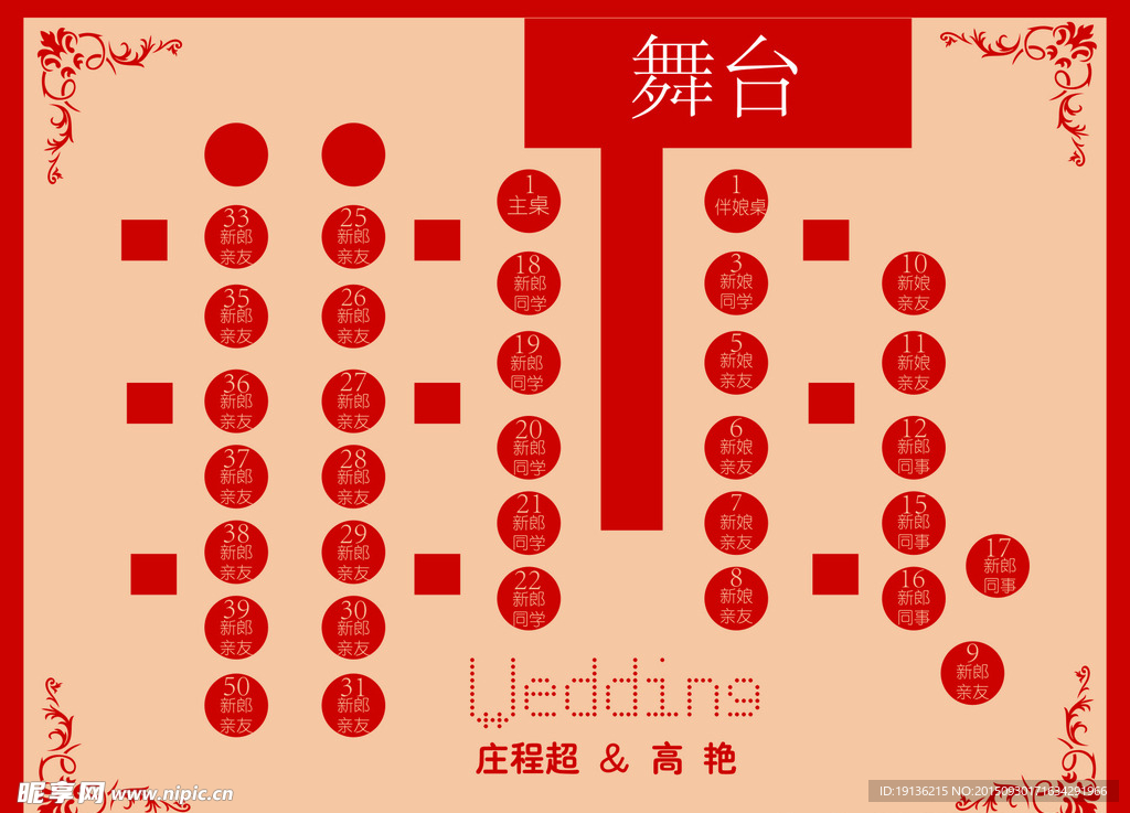 舞台布置平面图