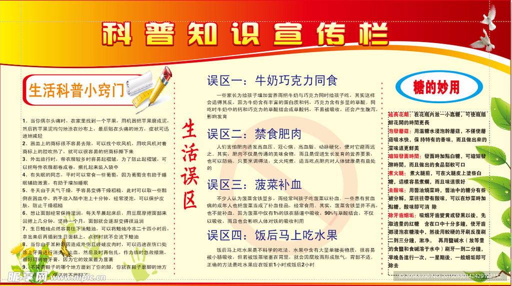 科普知识宣传栏
