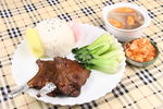 碳烤羊排饭