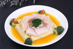 咸肉蒸百叶包