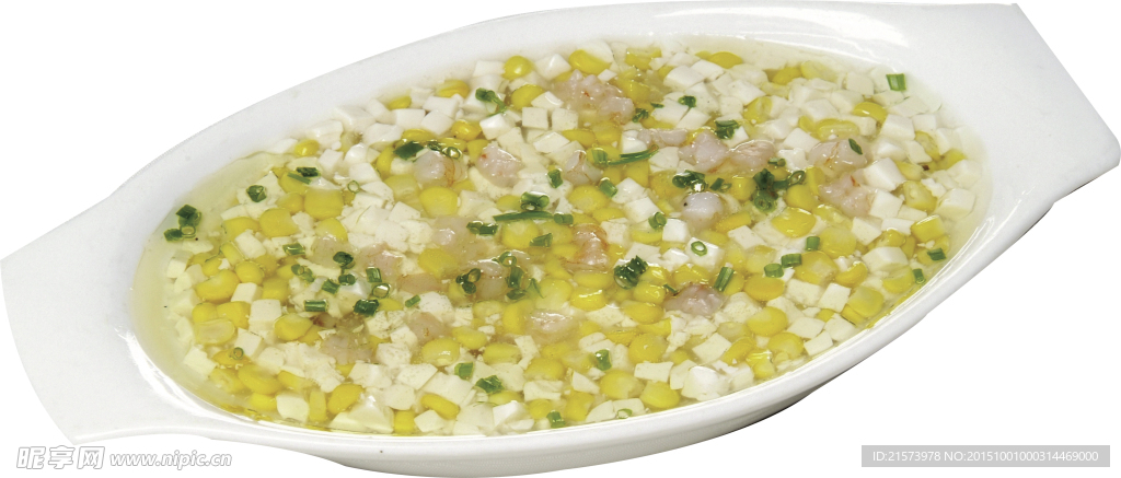 鲜虾玉米烩豆腐