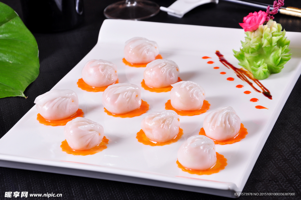 鲜虾玉兔饺