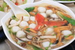 野山菌烩鱼丸