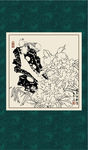 白描牡丹